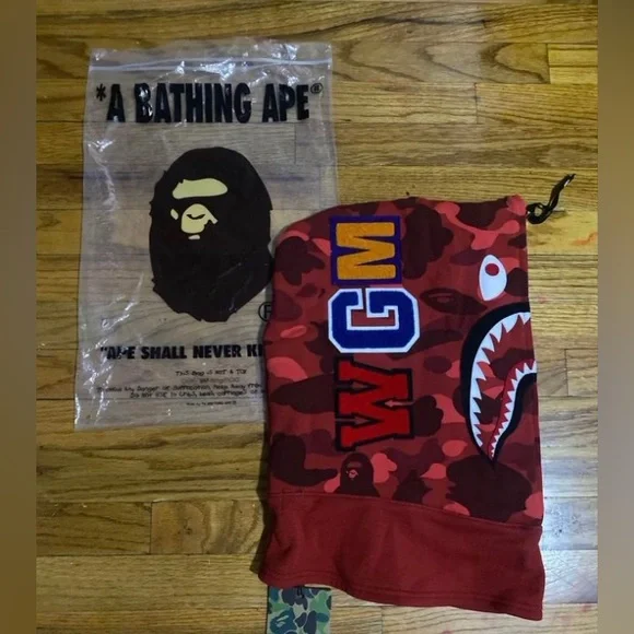 Bape Ski mask hoodie (NEW) - Picture 1 of 4